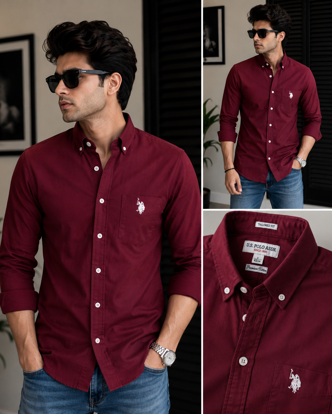 Uspolo Oxford cotton shirts