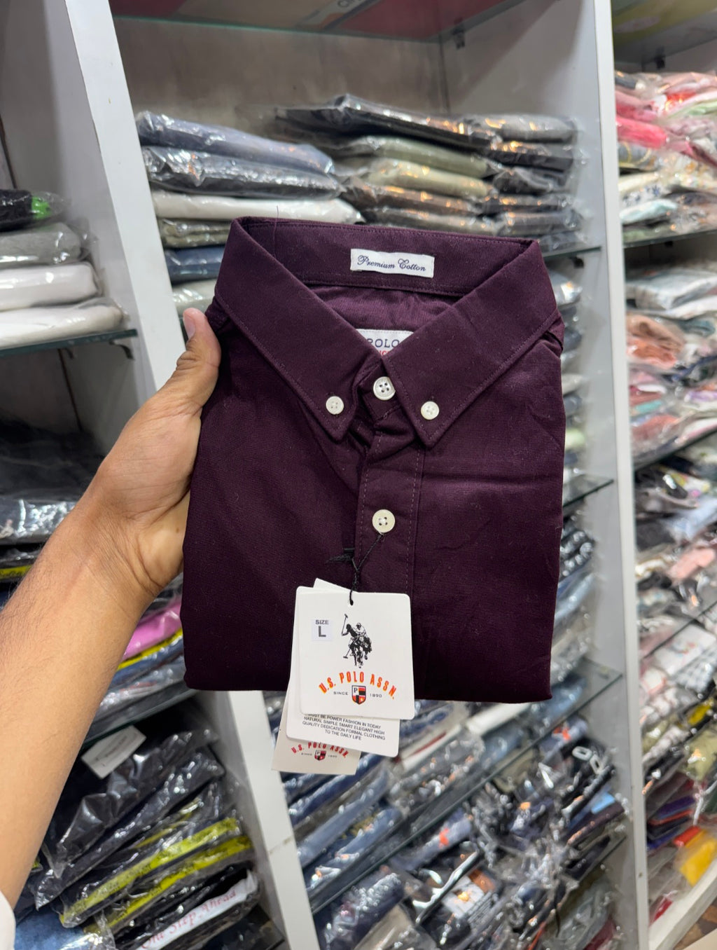 Uspolo Oxford cotton shirts