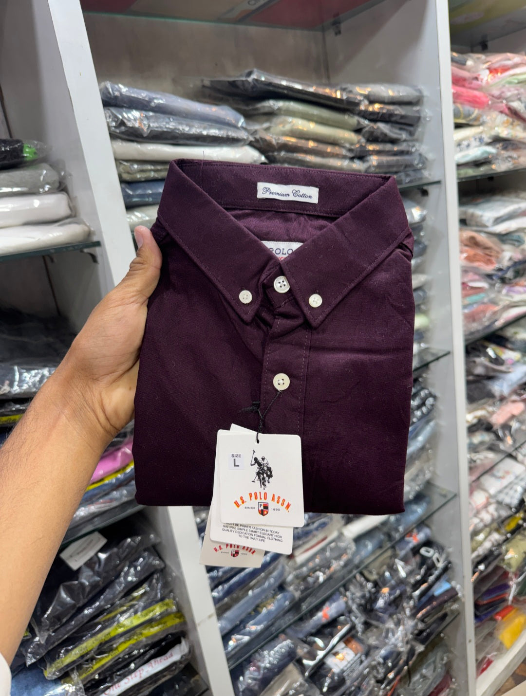 Uspolo Oxford cotton shirts