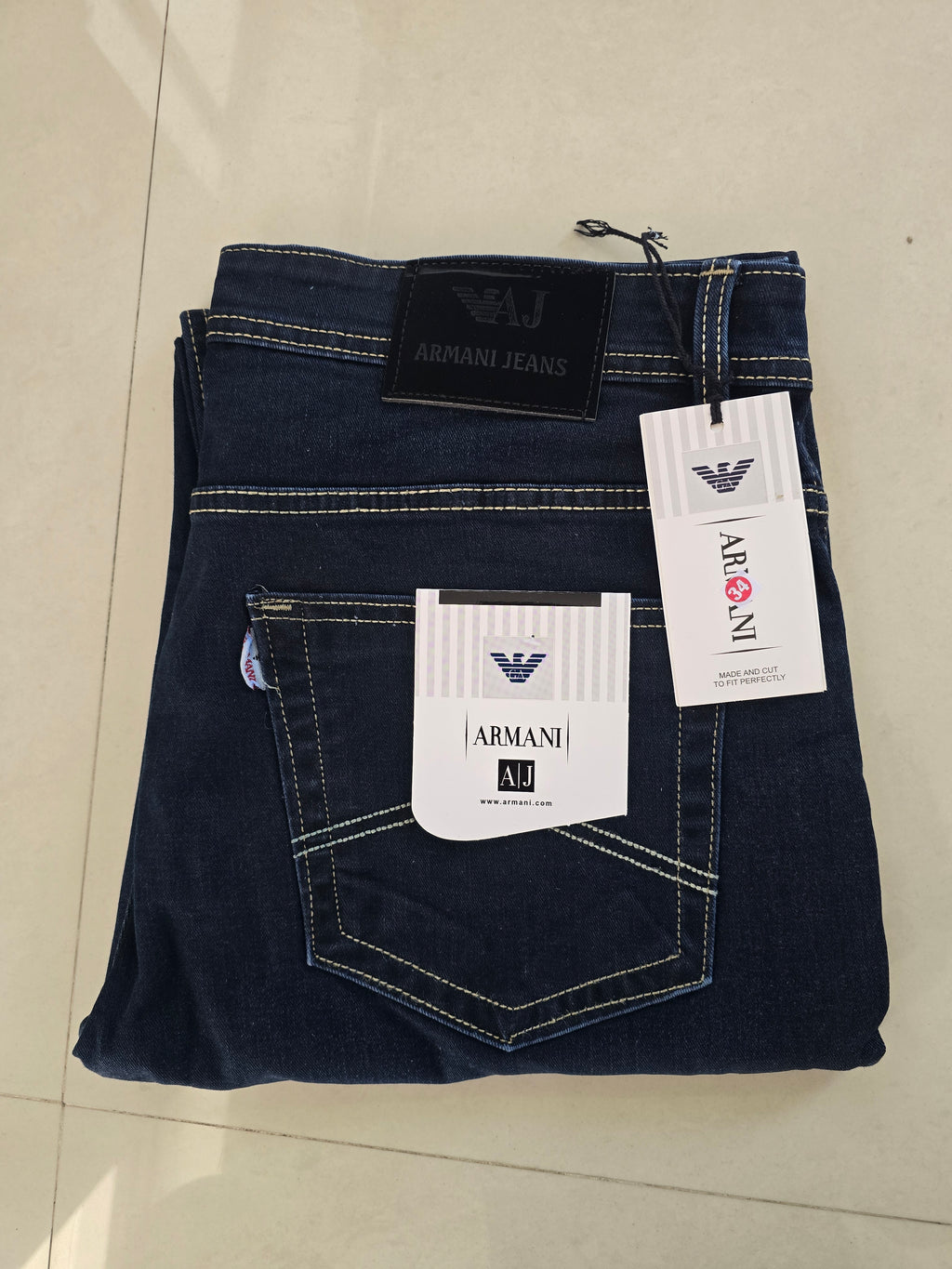 Armani straight fit