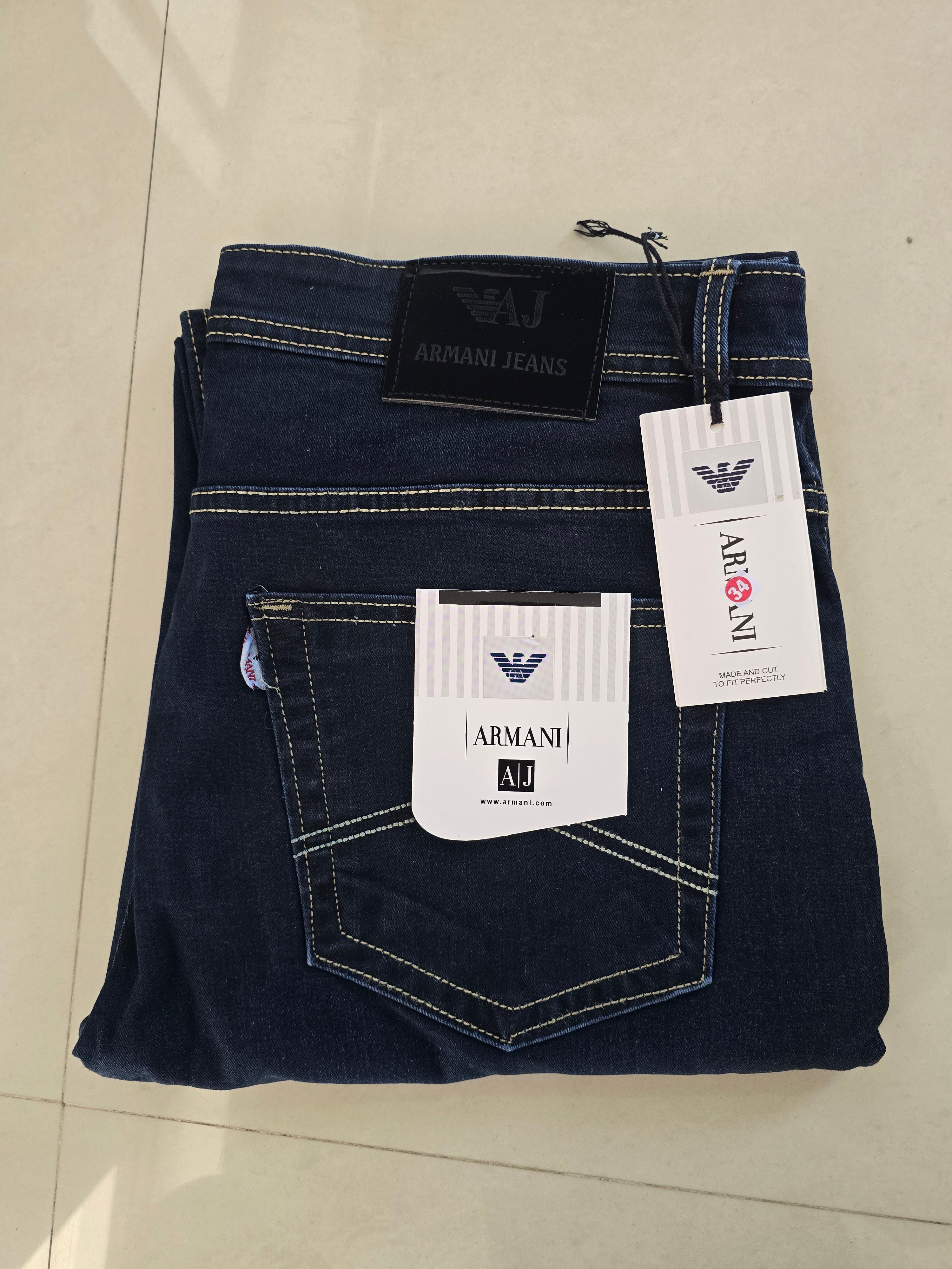 Armani straight fit