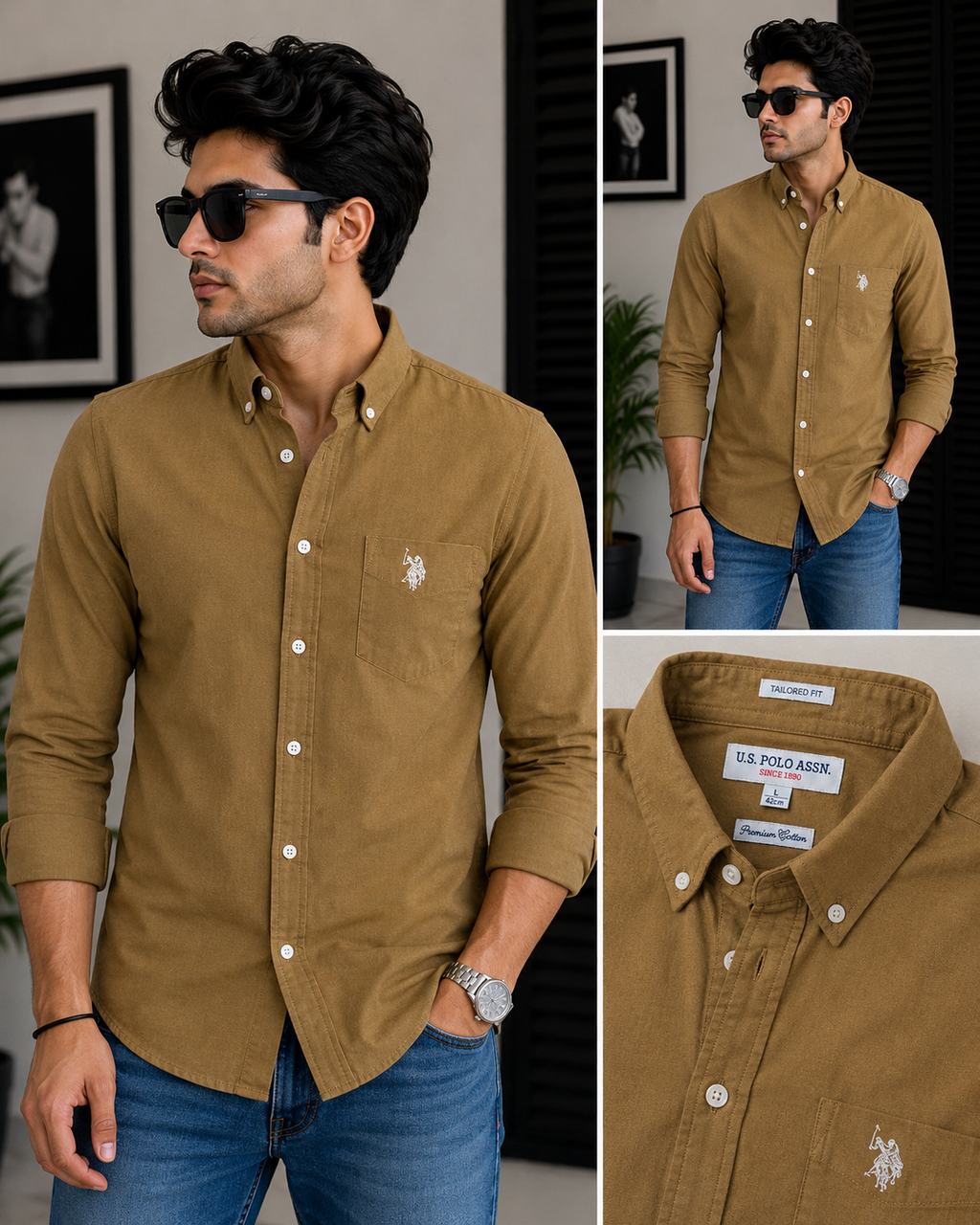 Uspolo Oxford cotton shirts