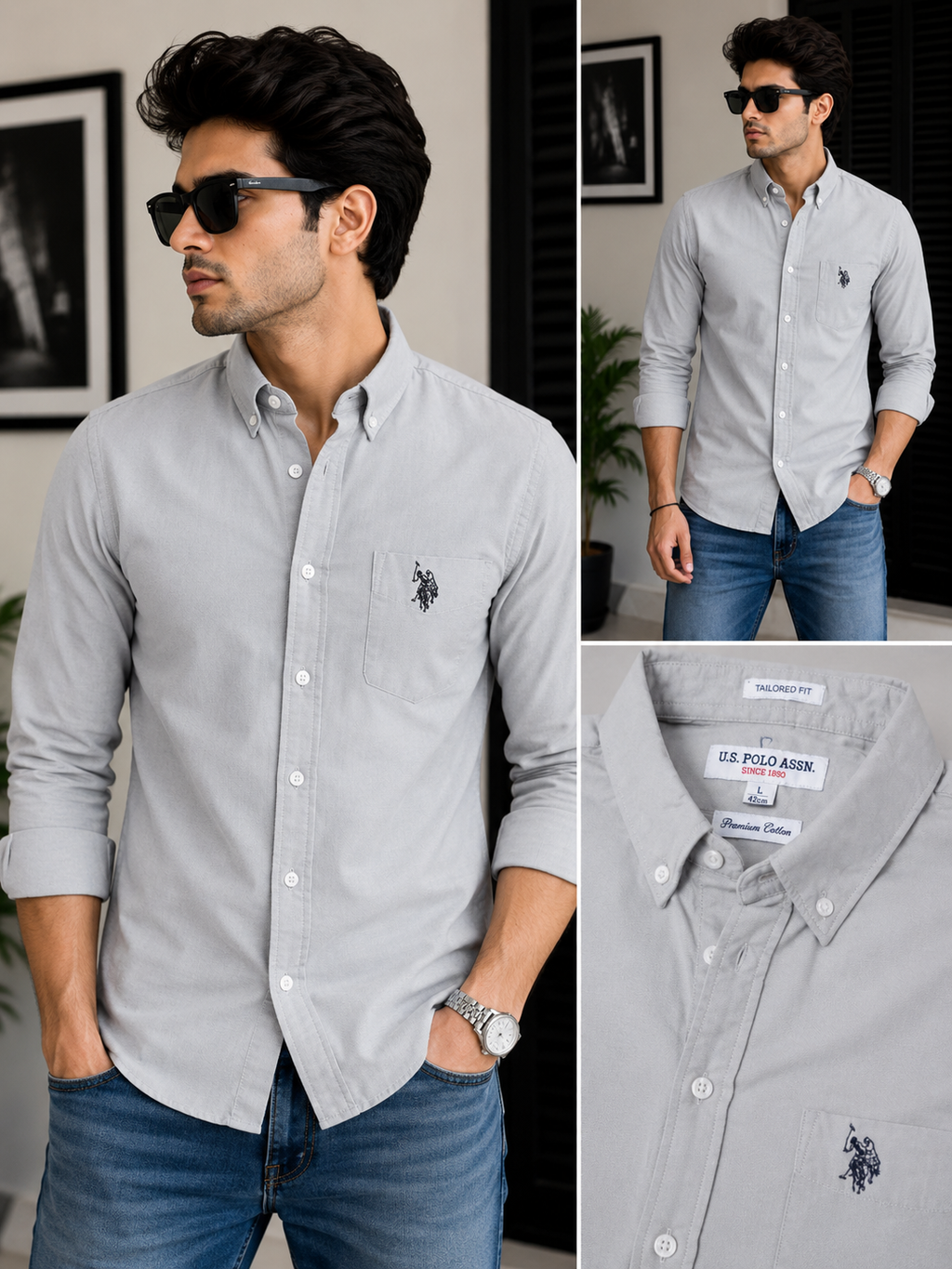 Uspolo Oxford cotton shirts