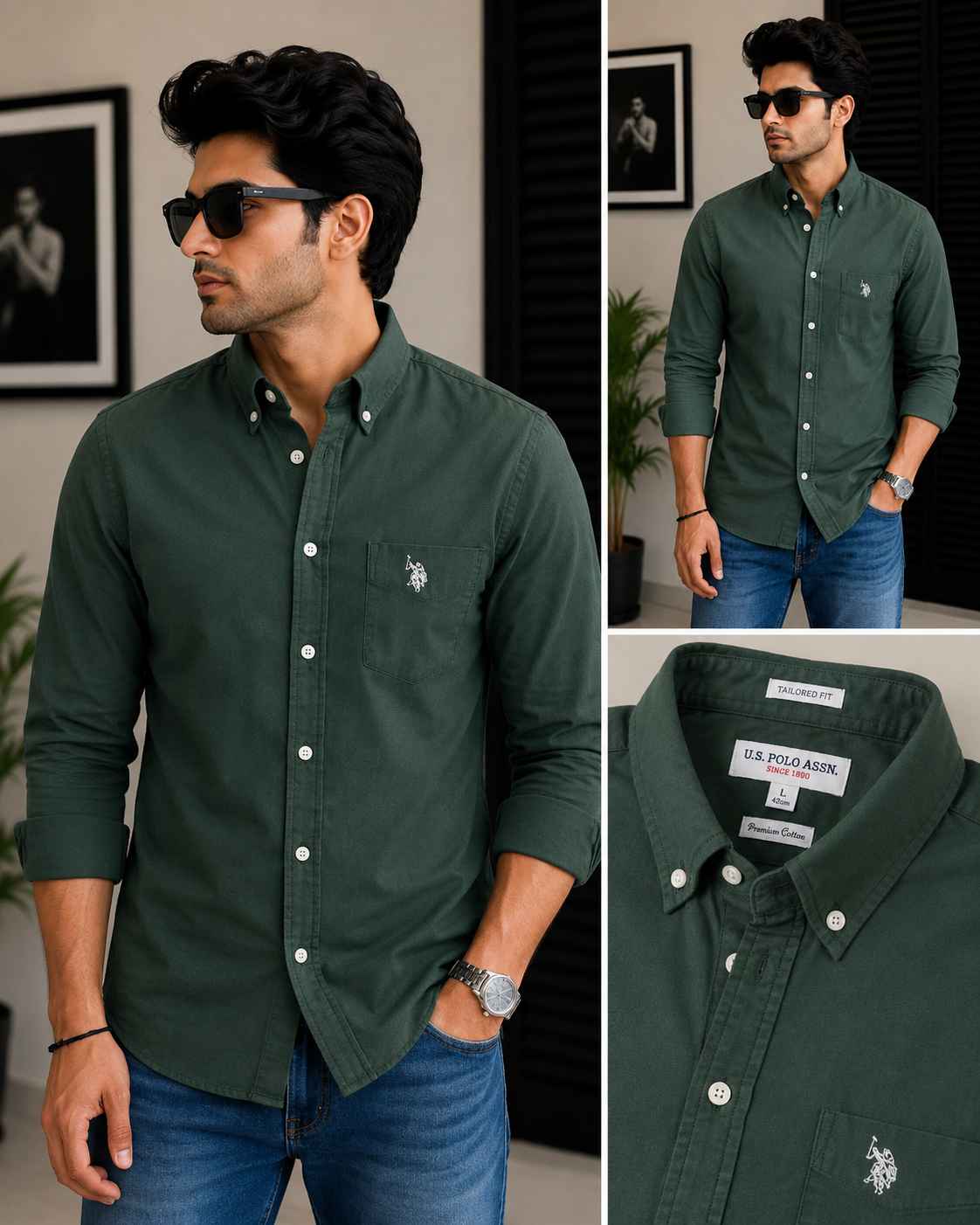 Uspolo Oxford cotton shirts