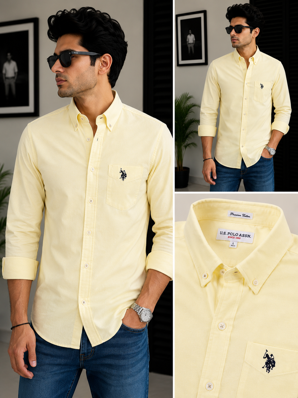 Uspolo Oxford cotton shirts