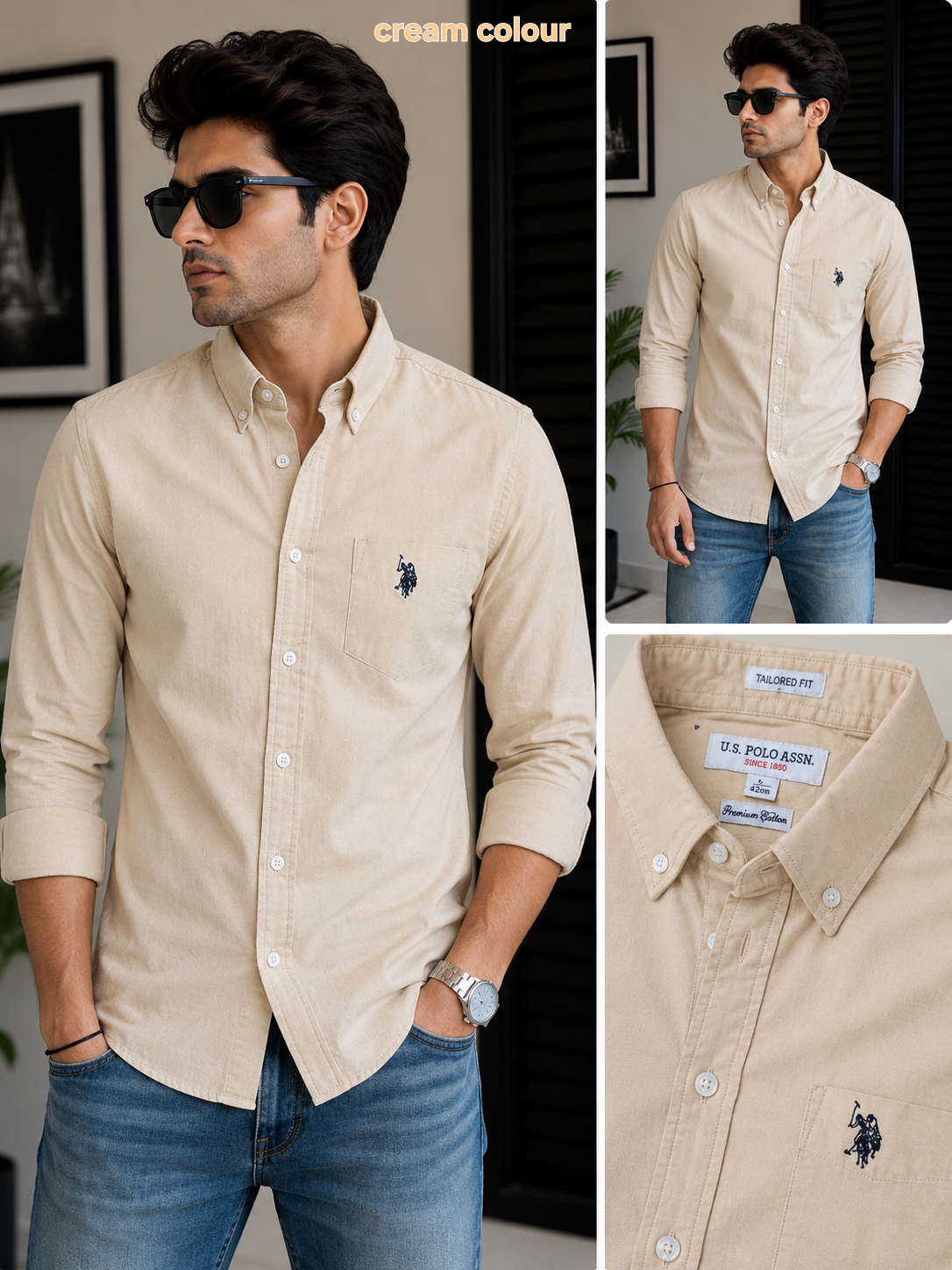 Uspolo Oxford cotton shirts
